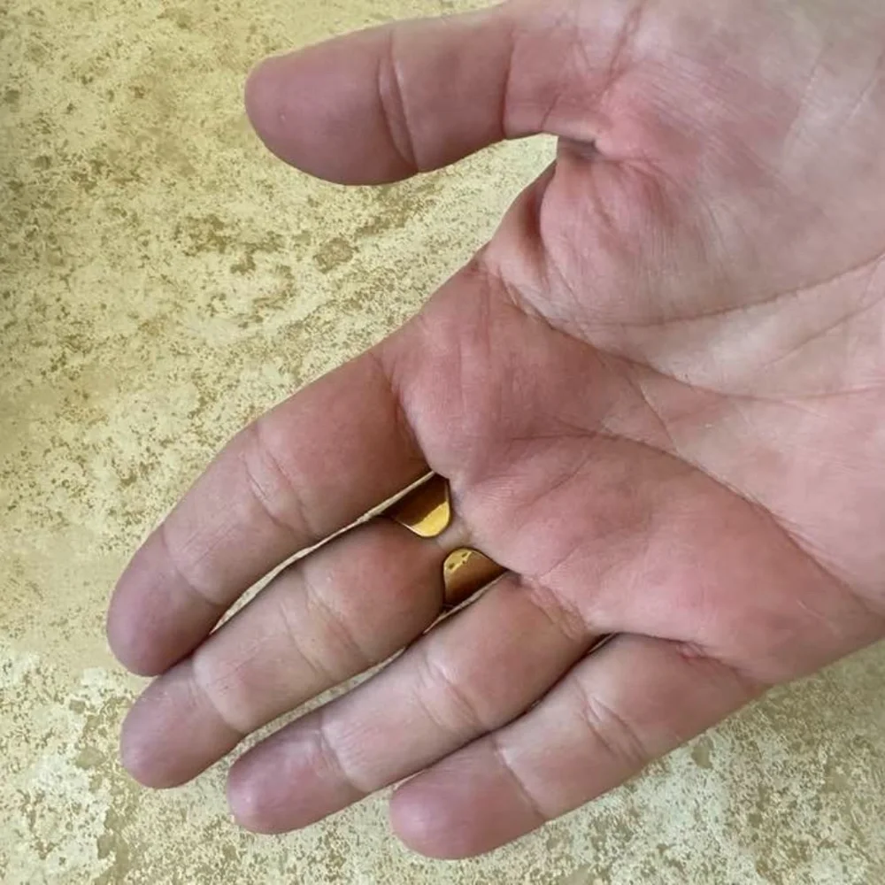 Ruby gold ring - Picture 3 of 4